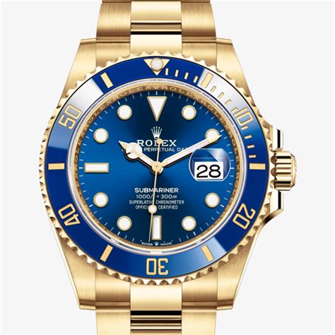 cinturini rolex submariner acc oro|rolex oyster yellow gold.